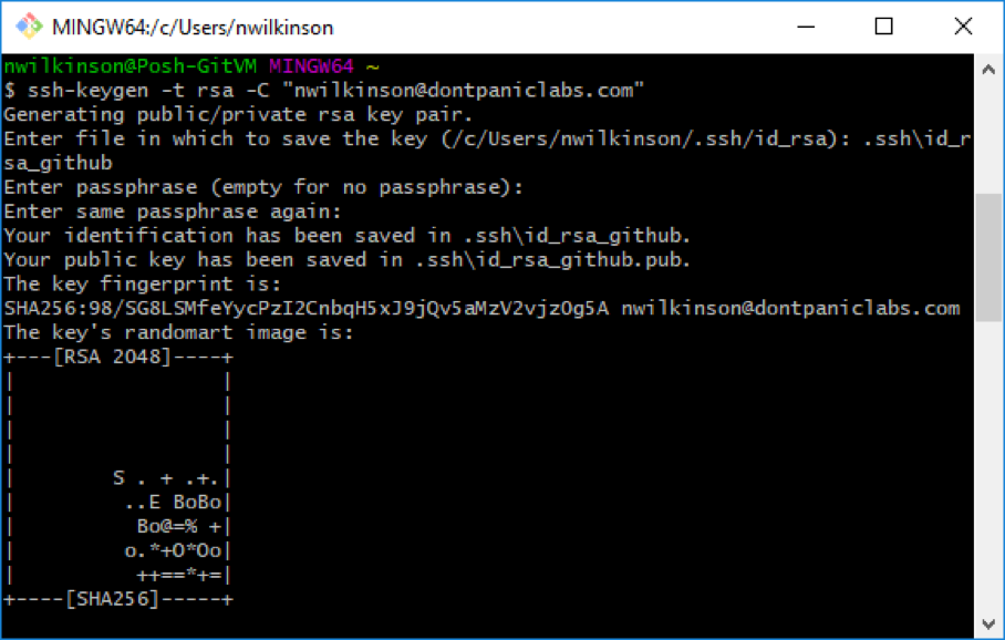 SSH через POWERSHELL. SSH RSA. Git RSA Key.