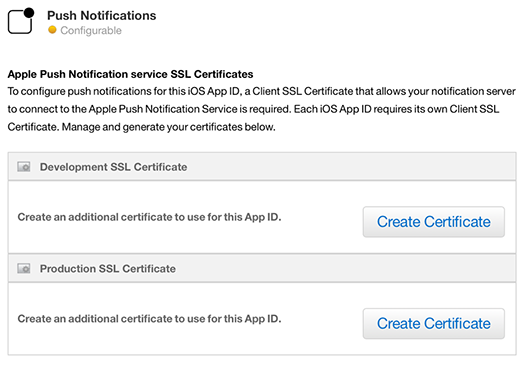 iOS Push Notifications - SSL Certificates