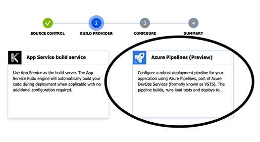 click Azure Pipelines