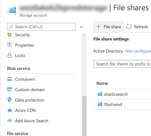 Azure storage account