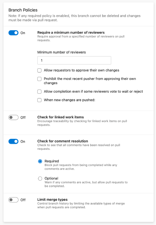 Branch Policies - Build Stamina Hypothesis