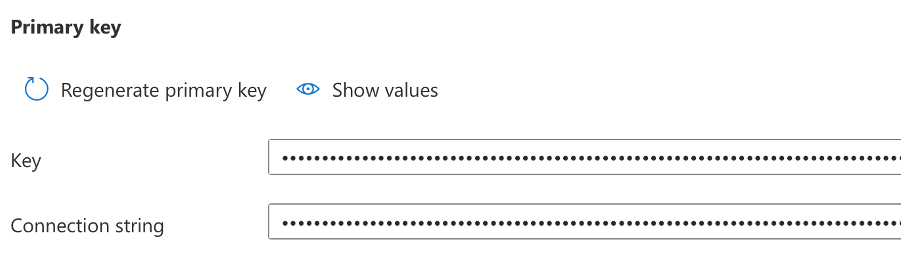 Primary key section