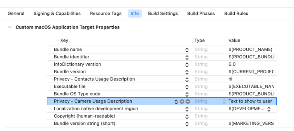 Adding a key and value in Xcode